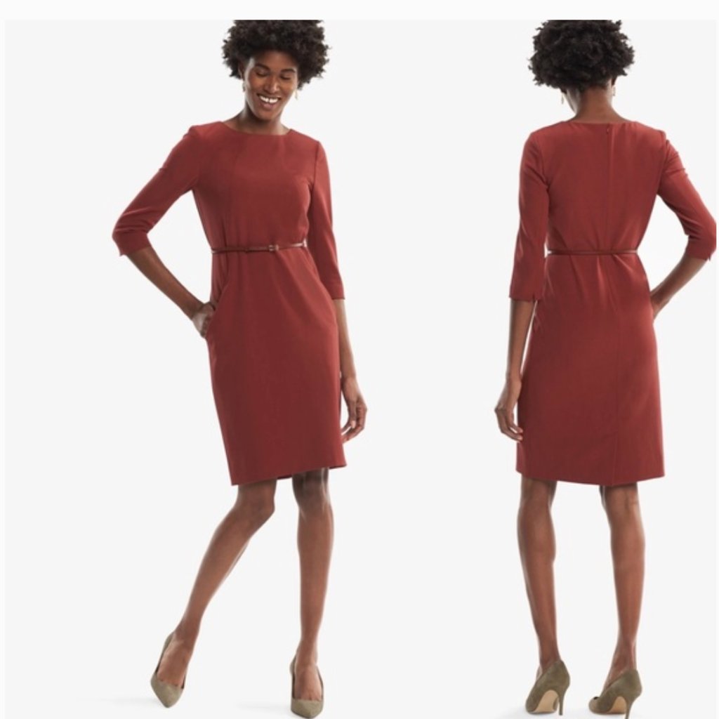 Mm Lafleur The Etsuko Dress - Brick Red - 6